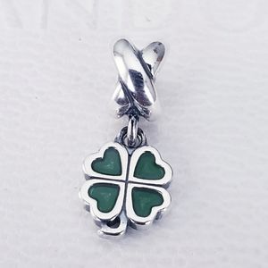 🍀 Authentic Pandora ⭐️RETIRED⭐️ CLOVER DANGLE CHARM